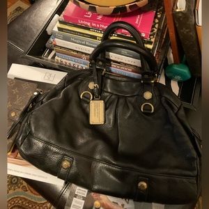 Black leather Marc Jacob handbag EUC